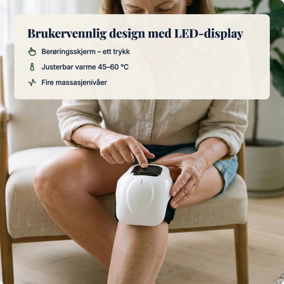 Knemassasjer med 3-i-1 terapi