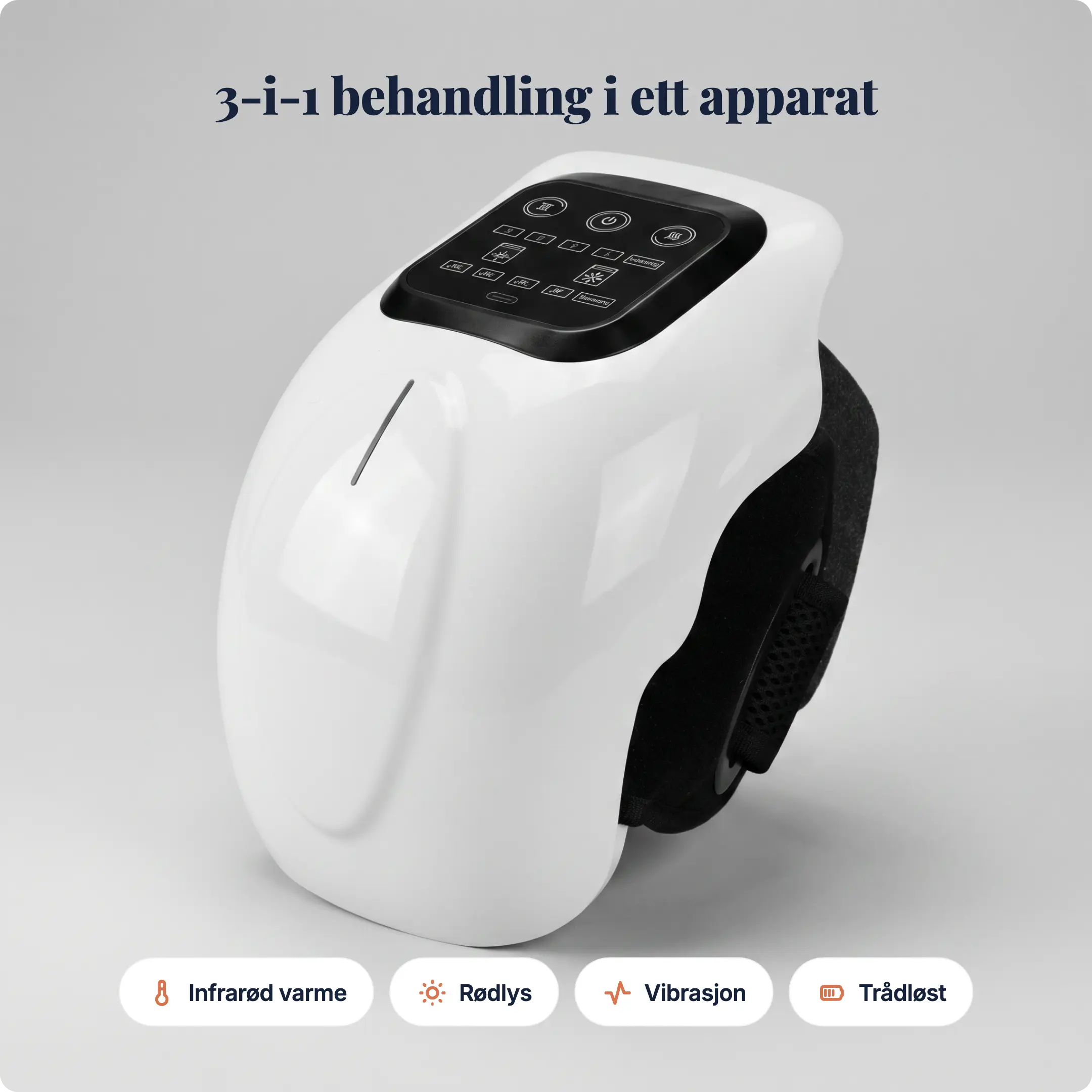 Knemassasjer med 3-i-1 terapi