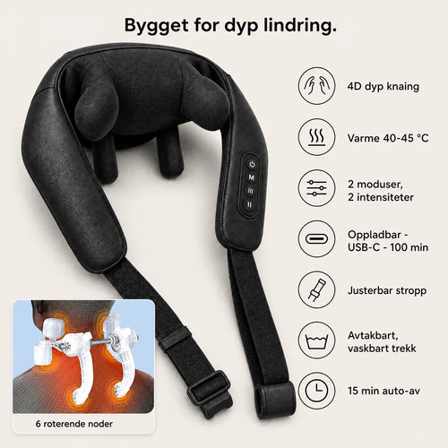 Nakkehjelperen 4D dyp massasje